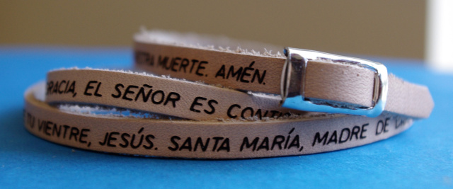 Dios Te Salve, Maria Wrap Around Bracelet